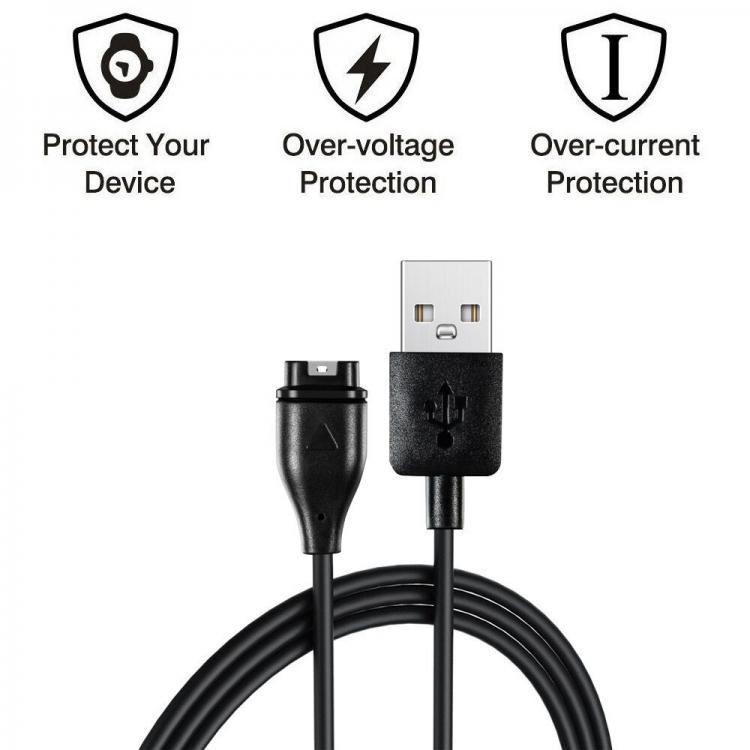 all in one place שעונים Replacement USB Data Sync Charging Cable Charger For smartwatch Garmin Fenix 5/5S/5X Plus