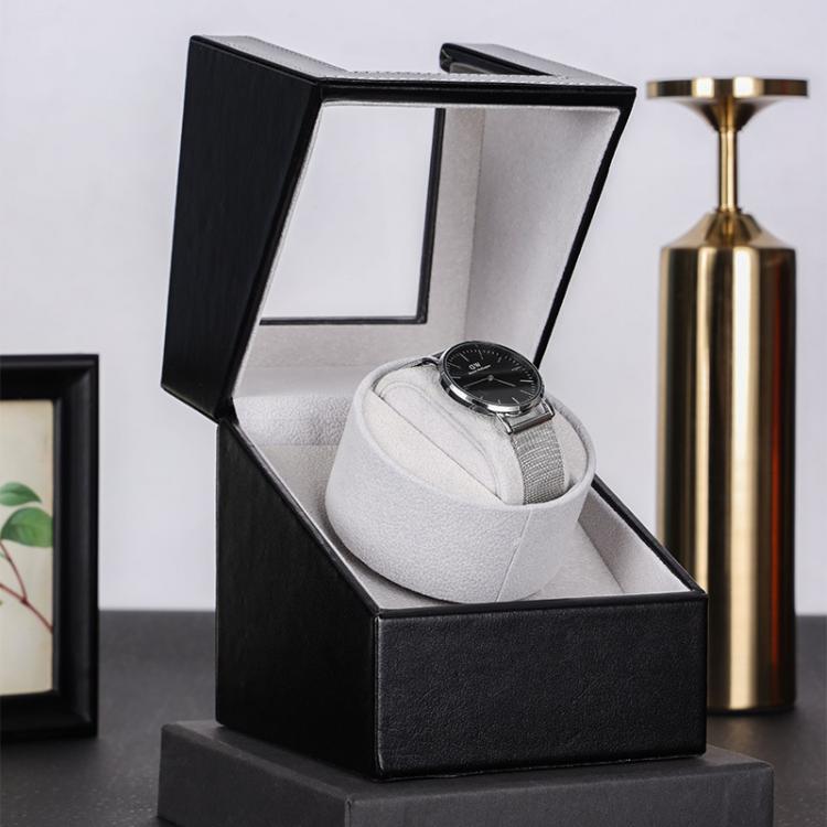 all in one place שעונים High Quality Leather Electric Watch Winder Automatic Watches Storage Collector Winder Box High Quality Electric Vertical Shaker
