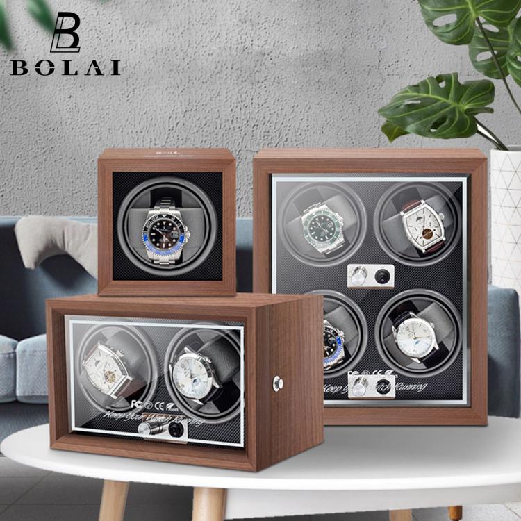 all in one place שעונים BOLAI Brand Luxury Wood Watch Winder High-End 1 2 4 Slot Automatic Watches Box with Mabuchi Moto Watch Cabinet Clock Storage Box