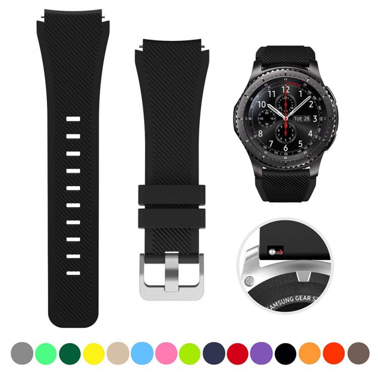 all in one place שעונים 22mm 20mm Silicone Band for Galaxy Watch 46mm 42mm Sports Strap for Samsung Gear S3 Frontier/Classic active 2 Huawei Watch 2
