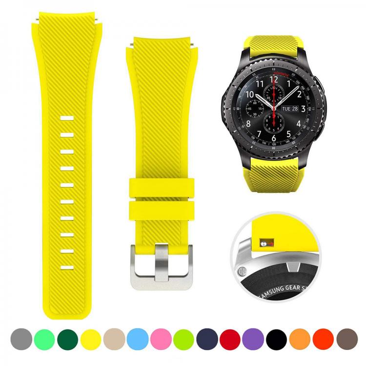 all in one place שעונים 22mm Silicone Band for Samsung Galaxy Watch 46mm 42mm Sports Strap for Samsung Gear S3 Frontier/Classic active 2 Huawei Watch 2