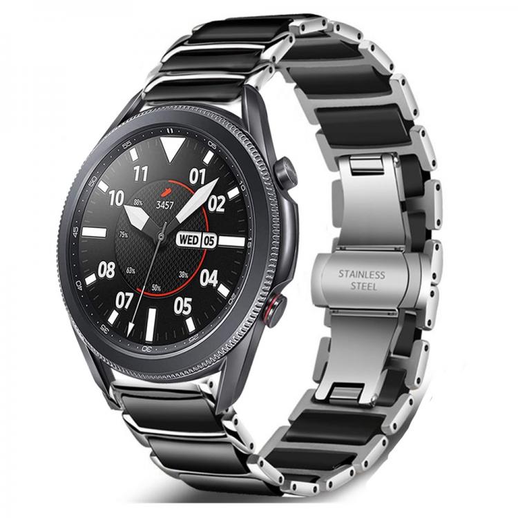 all in one place שעונים 20mm 22mm Ceramic Strap for Samsung Galaxy Watch 42mm 46mm/Active 2/Huawei GT GT2/Amazfit GTR 47mm Metal Stainless Steel Band