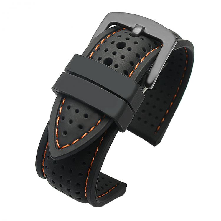 all in one place שעונים New Breathable Silicone Sports Band for hua-wei Sam-sung watchband 20mm 22mm rubber strap for Mido- T-issot O-mega Accessories