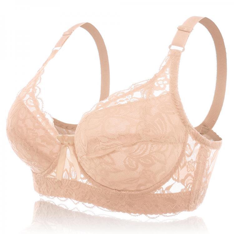 all in one place בגדי נשים Push Up Full Lace Adjustable Deep Plunge Thin Bra