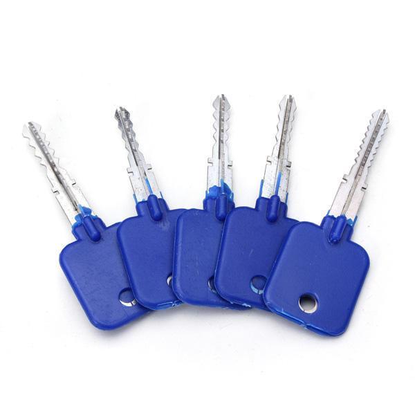 all in one place כלי עבודה DANIU 5pcs Lock Repairing Tools Locksmith Try-Out Keys Set for Cross Lock