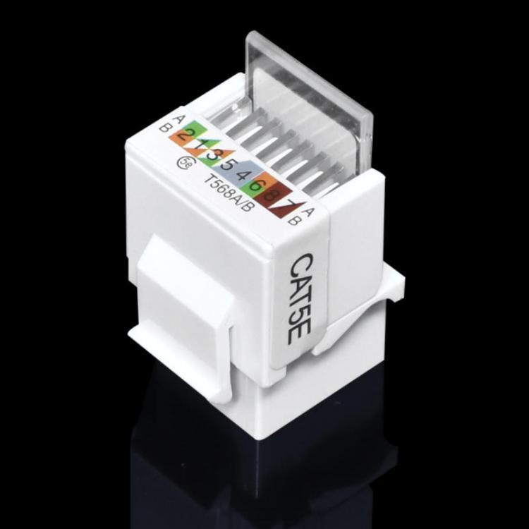 all in one place ציוד היקפי CAT5E Network UTP RJ45 Module Network Connector Cable Adapter Network Cable Tool Free RJ45 Module