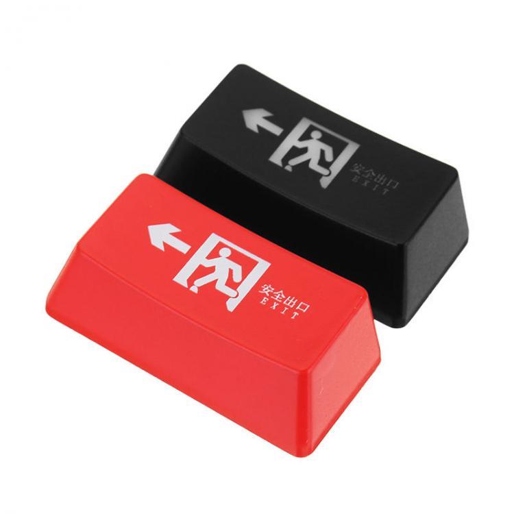 all in one place ציוד היקפי OEM Profile Exit Light Translucent Backspace Keycaps Key Caps Red Black