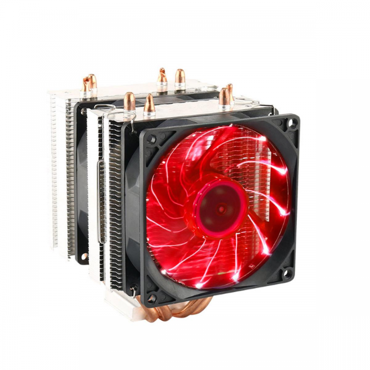 all in one place ציוד היקפי 3 Pin 90mm LED Light CPU Cooling Fan Cooler Radiator for Intel LGA2011 LGA1155 AMD3+ AMD2