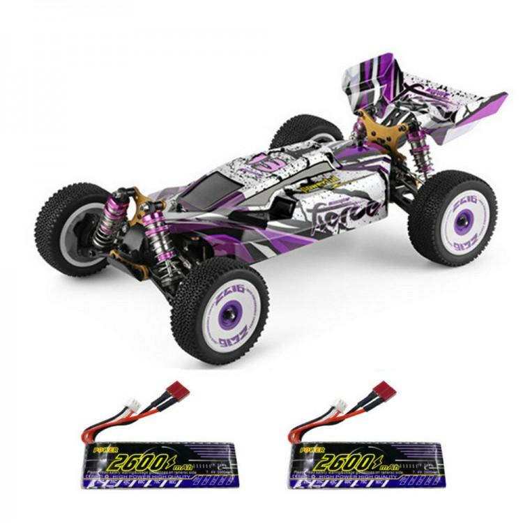 all in one place צעצועים, תחביבים ופנאי Wltoys 124019 RTR Two/Three Upgraded 2600mAh Battery 2.4G 4WD 60km/h Metal Chassis RC Car Vehicles Models Toys