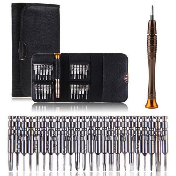 all in one place כלי עבודה DANIU 25 in 1 Multi-purpose Precision Screwdriver Wallet Set Repairtools