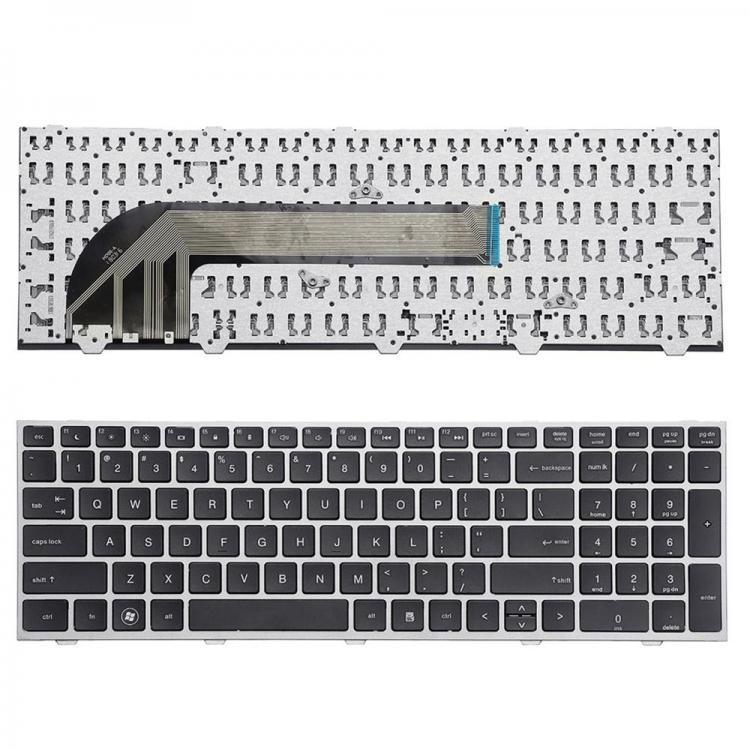 all in one place ציוד היקפי Laptop Replace Keyboard For HP ProBook 4540 4540S 4545 4545S Series Notebook With Silver Frame