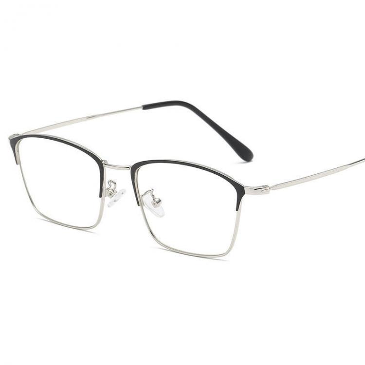 all in one place בגדי נשים Men Light Metal PC Anti-fatigue Anti-blue Light Vogue Square Clear Lens Optical Glasses