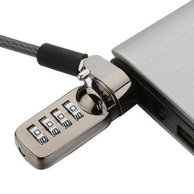 all in one place ציוד היקפי Laptop Anti Theft Lock Security Cable 4 Digit Password Protections