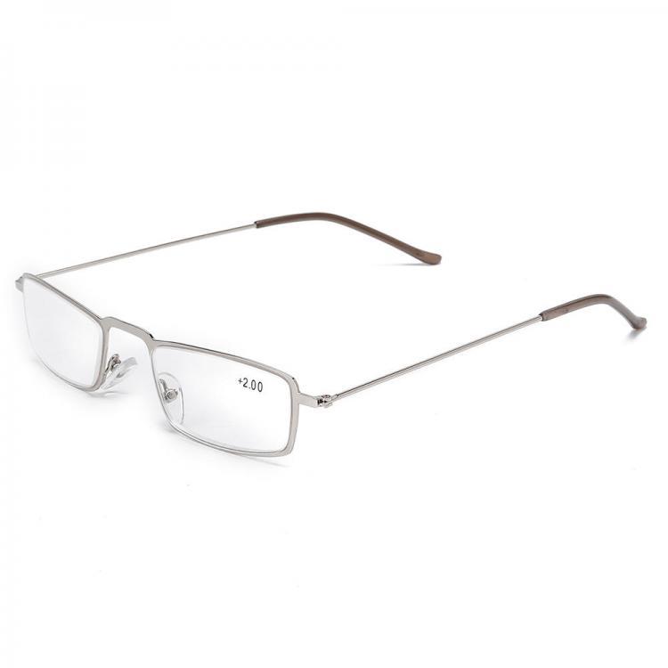 all in one place בגדי נשים Unisex Metal Frame HD Resin Anti-Fatigue Reading Glasses Comfortable Elegant Simple Fashion Glasses