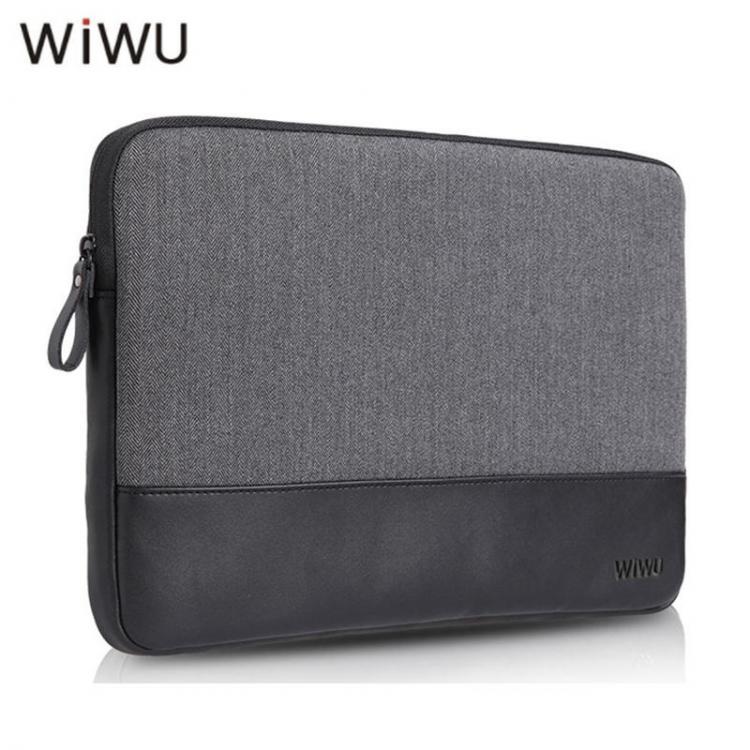 all in one place ציוד היקפי WIWU 13.3 inch British style Hairy Laptop Bag