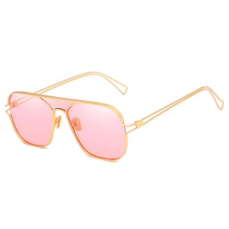 all in one place בגדי נשים Unisex Vogue Vintage PC Metal Marine Sunglasses Outdoor Travel Beach Anti-UV Sunglasses