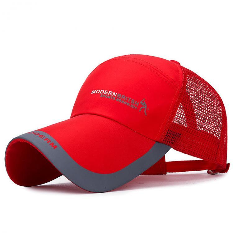 all in one place בגדי נשים Men Sunshade Casual Mesh Cap Thin Breathable Baseball Cap Outdoor Summer Long Sun Hat