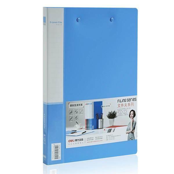all in one place ציוד היקפי Deli 5302 A4 Commercial File Folder Double Strong Clip Double Clamp