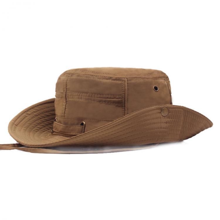all in one place בגדי נשים Mens With String Bucket Hat Outdoor Fishing Hat Climbing Mesh Breathable Sunshade Cap