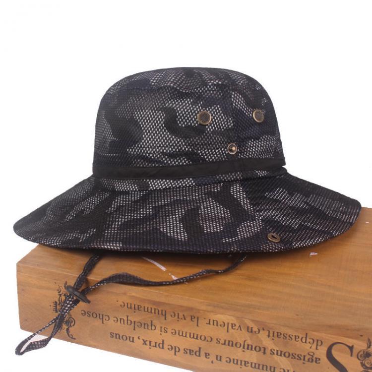 all in one place בגדי נשים Unisex Collapsible  Breathable Outdoor Adventure Bucket Hat  Mountaineering Hat Sunshade Fishing Cap