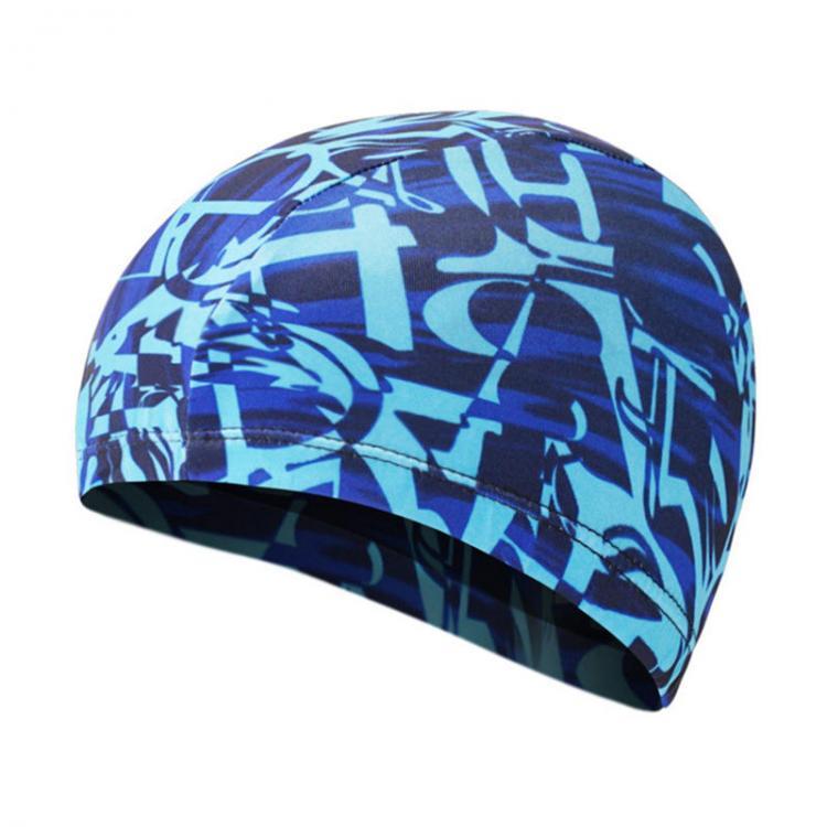 all in one place בגדי נשים Men Women Cotton Breathable Swimming Cap Oversized Letter Earmuffs Turban Hat