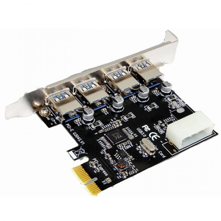 all in one place ציוד היקפי SSU V805 PCI-E to USB 3.0 Expansion Card With Four USB 3.0 Interfaces For Desktop Computer