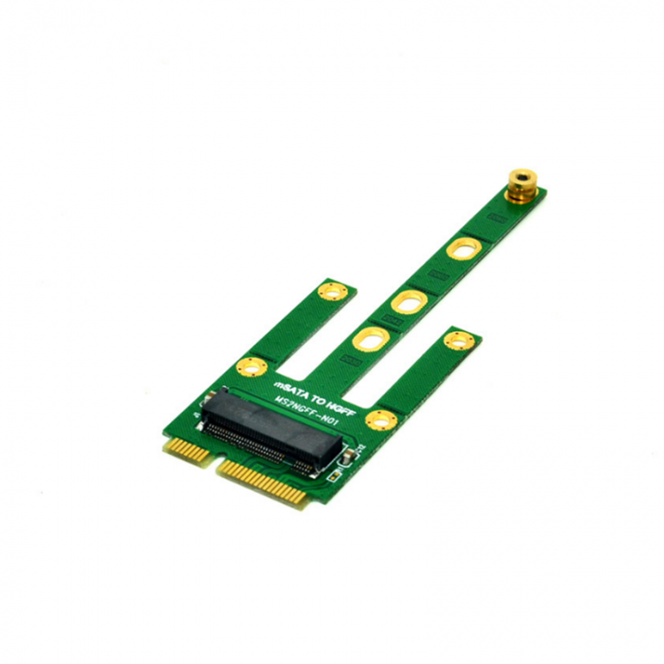 all in one place ציוד היקפי ITHOO MS2NGFF-N01 M.2 NGFF SATA to mSATA Interface M.2 NGFF SSD PCI-E Expansion Card 6Gbps for Desktop Computer