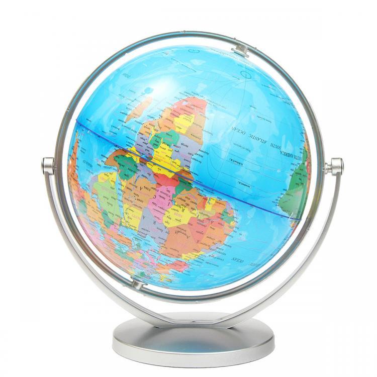 all in one place ציוד היקפי World Globe Earth Ocean Atlas Map With Rotating Stand Geography Educational Desktop Decorations