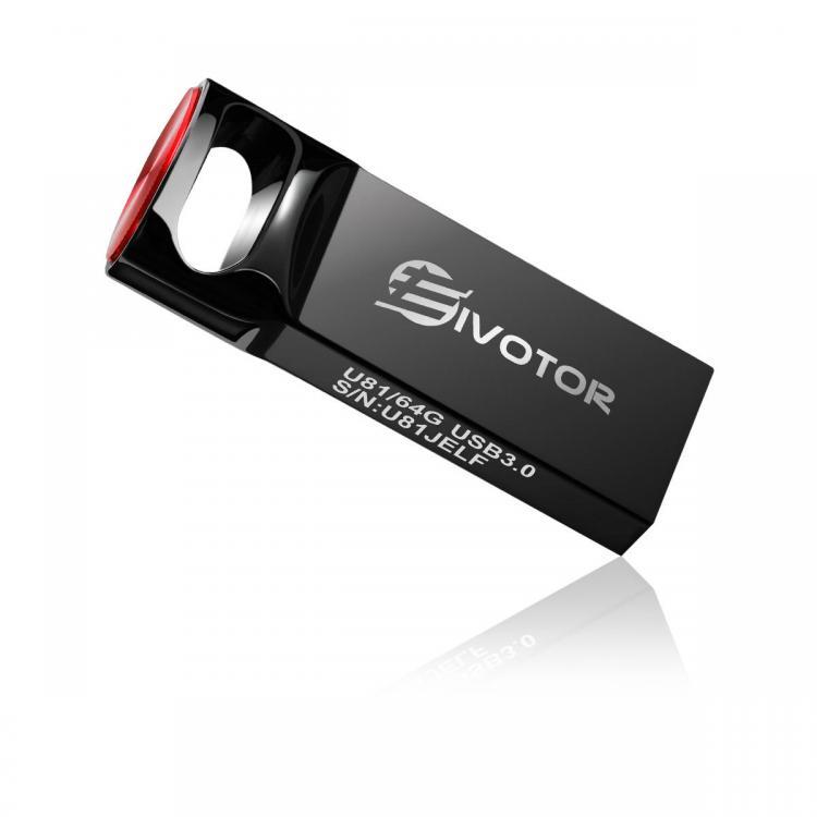 all in one place ציוד היקפי EIVOTOR U81 USB Flash Drive 128GB Waterproof USB Memory Stick USB3.0 Flash Drive Mini Pendrive Gifts for School Office Car PC Kids