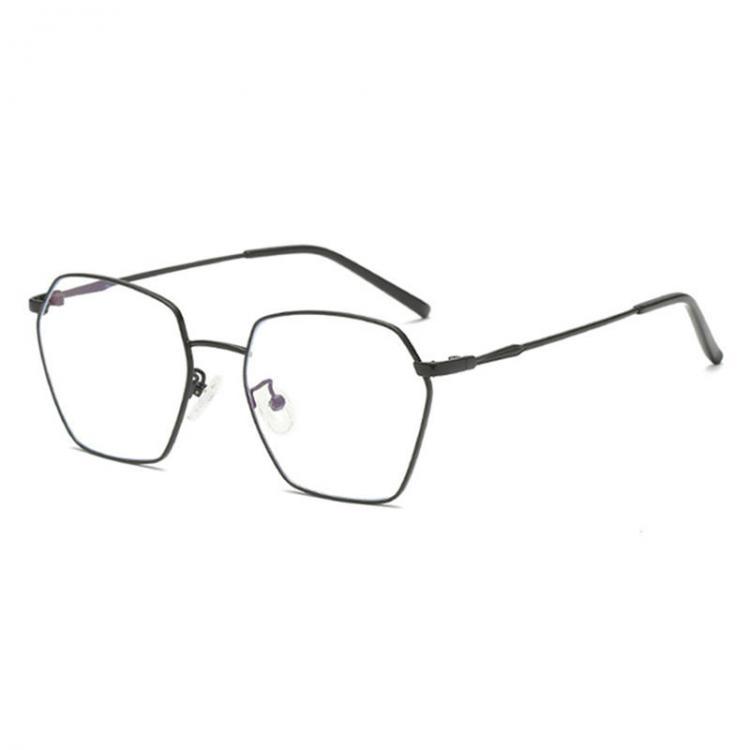 all in one place בגדי נשים Unisex Light Metal PC Anti-fatigue Anti-blue Light Vogue Computer Square Clear Lens Optical Glasses