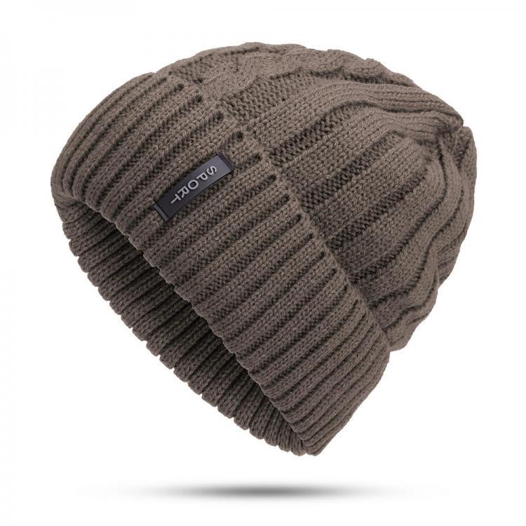 all in one place בגדי נשים Men Unisex Vintage Cycling Earmuffs Knit Plush Brimless Hat Outdoor Ski Beanie Cap