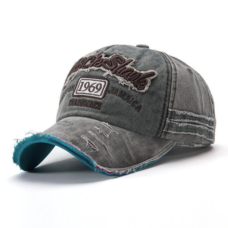 all in one place בגדי נשים Unisex Solid Color Light Plate Baseball Cap Washable Old Cap Breathable Cotton Sun Hat