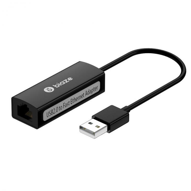 all in one place ציוד היקפי Biaze ZH27-PC USB to 100Mbps RJ45 Ethernet Converter Network Adapter Connector