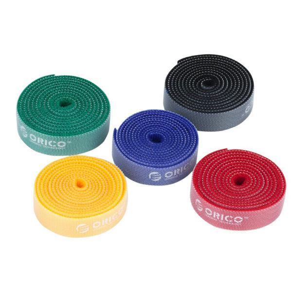 all in one place ציוד היקפי 1PC Package ORICO CBT-1S Reusable Rainbow Cable Ties / Wire Ties to Cable Organizer Rainbow Color