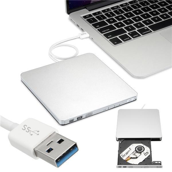 all in one place ציוד היקפי USB External Slot in DVD CD Drive Burner Superdrive for Windows XP/Mac 10 OS