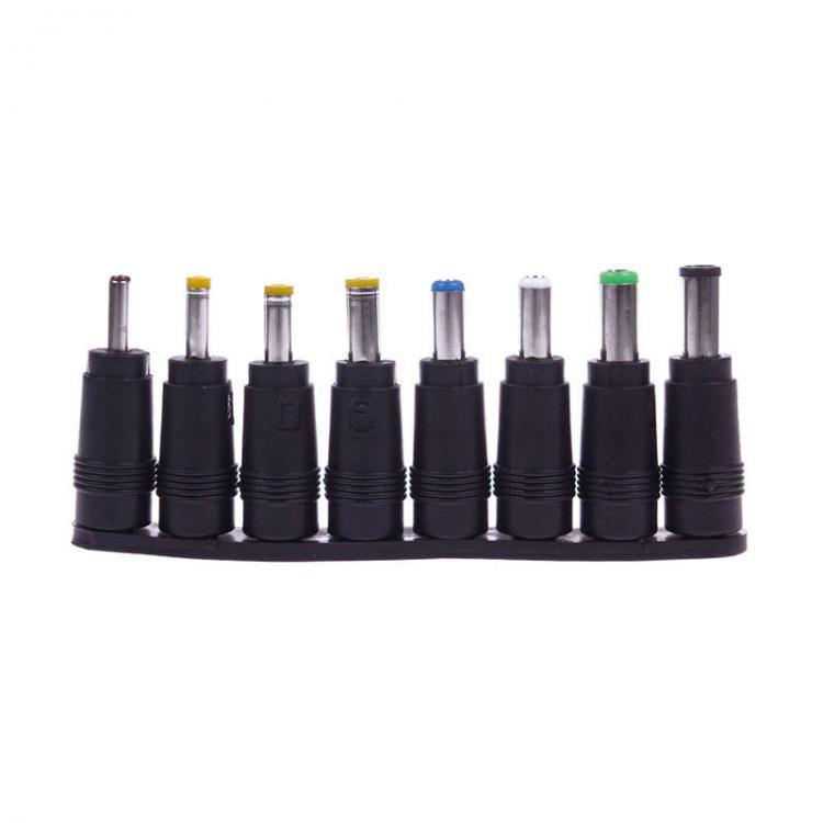 all in one place ציוד היקפי 1 Set 8pcs Universal AC DC Power Adapter 2pin Plug Charger Tips For PC Notebook Laptop Use