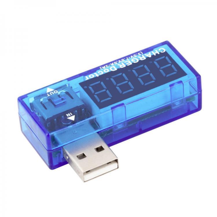 all in one place ציוד היקפי Mini USB Power Charger Current Voltage Tester 4-Digit Red Display 3.5-7V 0-3A Detector