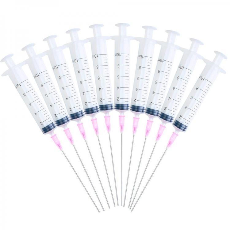 all in one place ציוד היקפי 10PCS Ink Syringe 10ML Ink Tool Accessories Adding Tools With Needle For Cartridge CISS Fitting