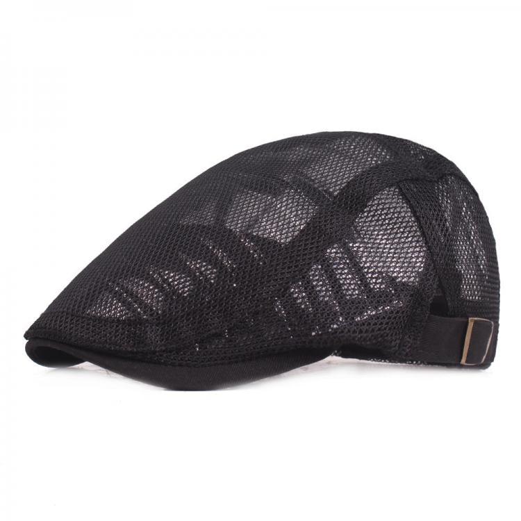 all in one place בגדי נשים Mens Womens Summer Mesh Breathable Painter Beret Caps Otudoor Flat Visor Forward Hat