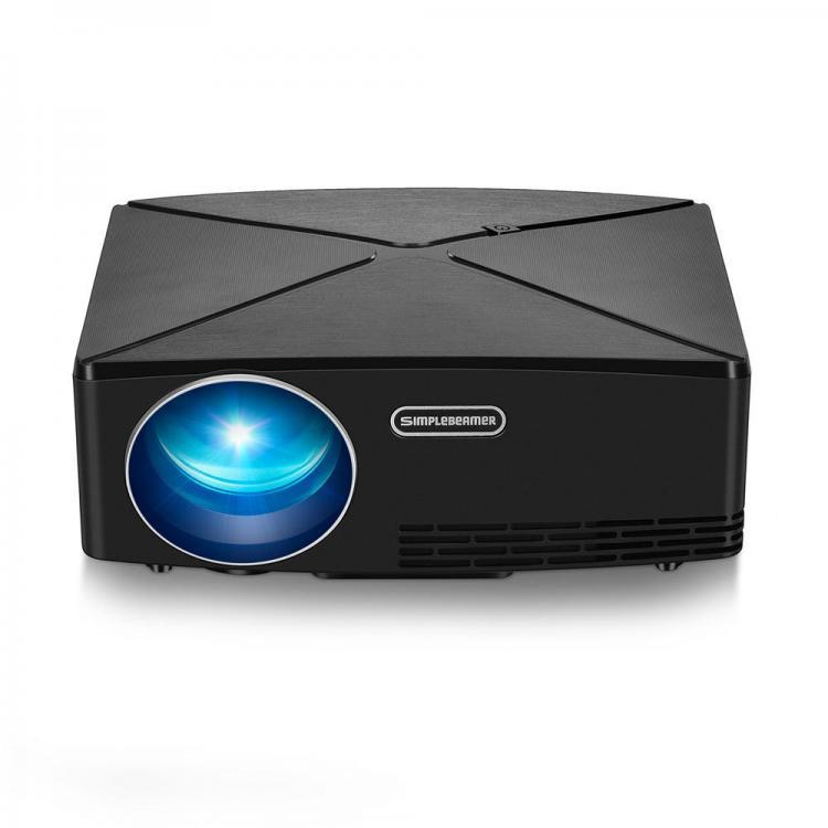 all in one place ציוד היקפי AUN C80 LCD Projector 2200 Lumens 1280x720 Resolution HD VGA USB Office LED Projector Home Theater