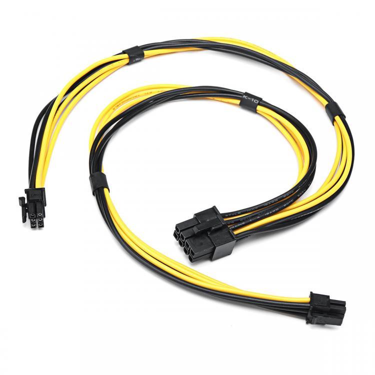 all in one place ציוד היקפי Dual Mini 6 Pin To 8 Pin Male PCI-E Power Cable For Mac Pro Video Card