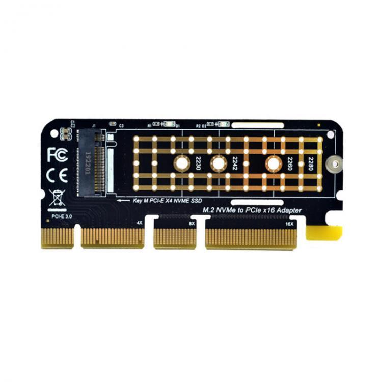 all in one place ציוד היקפי ITHOO PCENVME-N05 M.2 NVME to PCI-E 3.0 X16 Expansion Card M KEY NGFF SSD Adapter Card for Desktop Computer