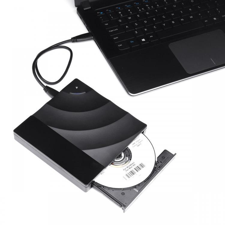 all in one place ציוד היקפי USB 3.0 External CD DVD Rom Burner Optical Drive Player Driver