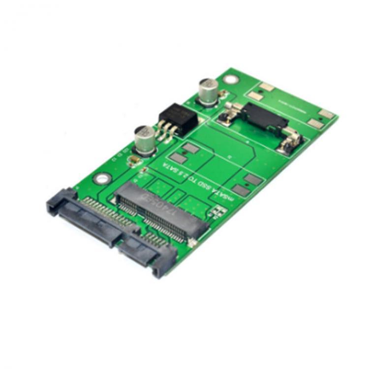 all in one place ציוד היקפי ITHOO ENCMS2S-N02 SATA 22PIN to mSATA Interface mSATA SSD PCI-E Expansion Card 6Gbps for Desktop Computer