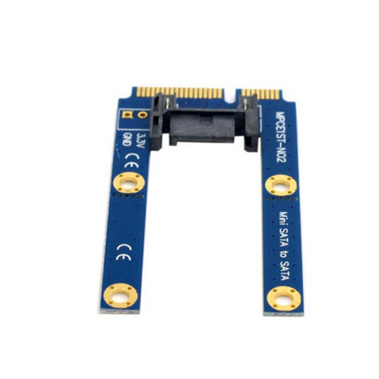 all in one place ציוד היקפי ITHOO MPCE1ST-N03 MSATA to SATA 3.0 7PIN Interface SSD PCI-E Expansion Card 6Gbps for Desktop Computer