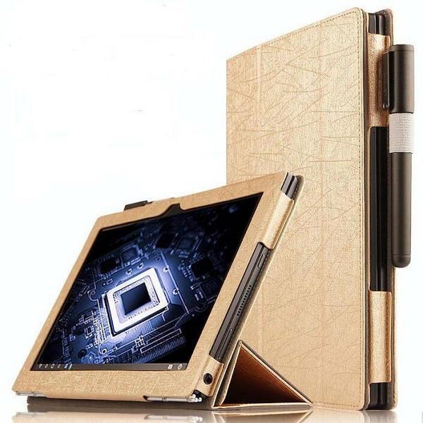 all in one place ציוד היקפי PU Leather Folding Stand Case Cover for Lenovo Yoga Book Tablet