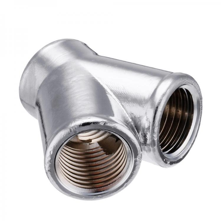 all in one place ציוד היקפי 3-Way Y-Shape G1/4 Internal Thread Water Cooling Fittings Joints for PC Computer Water Cooling