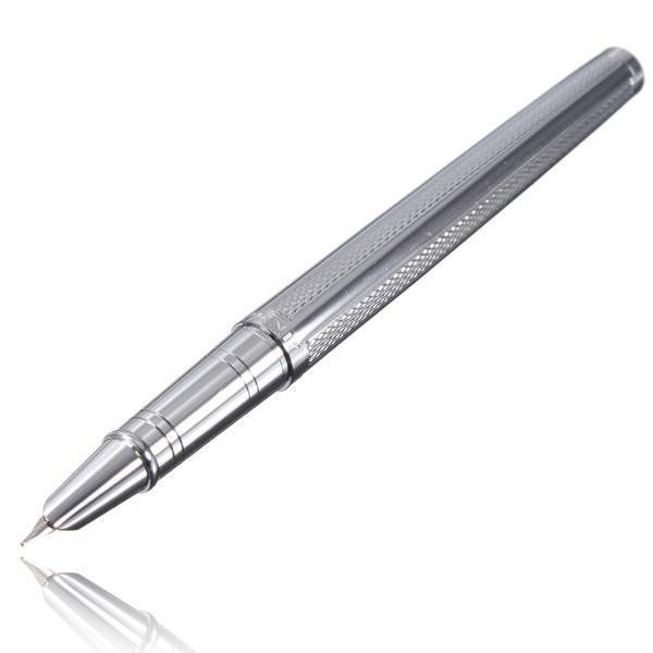 all in one place ציוד היקפי JinHao 126 High Quality Silver Fine Nib Metal Fountain Pen