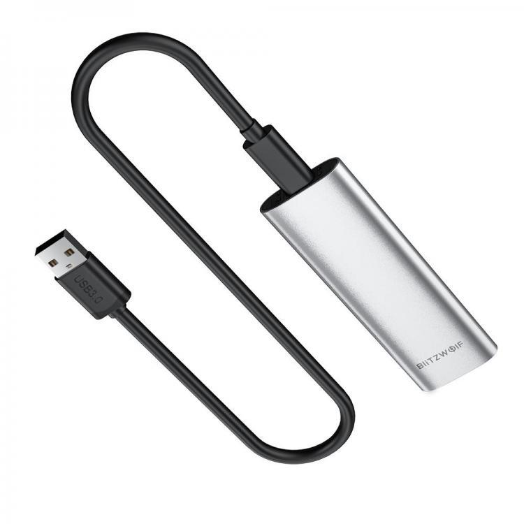 all in one place ציוד היקפי BlitzWolf&reg; BW-PSSD1 SSD 256GB USB 3.1 Gen 1 High Speed Hard Drive with Type-C Port Portable Solid State Disk Support OTG f