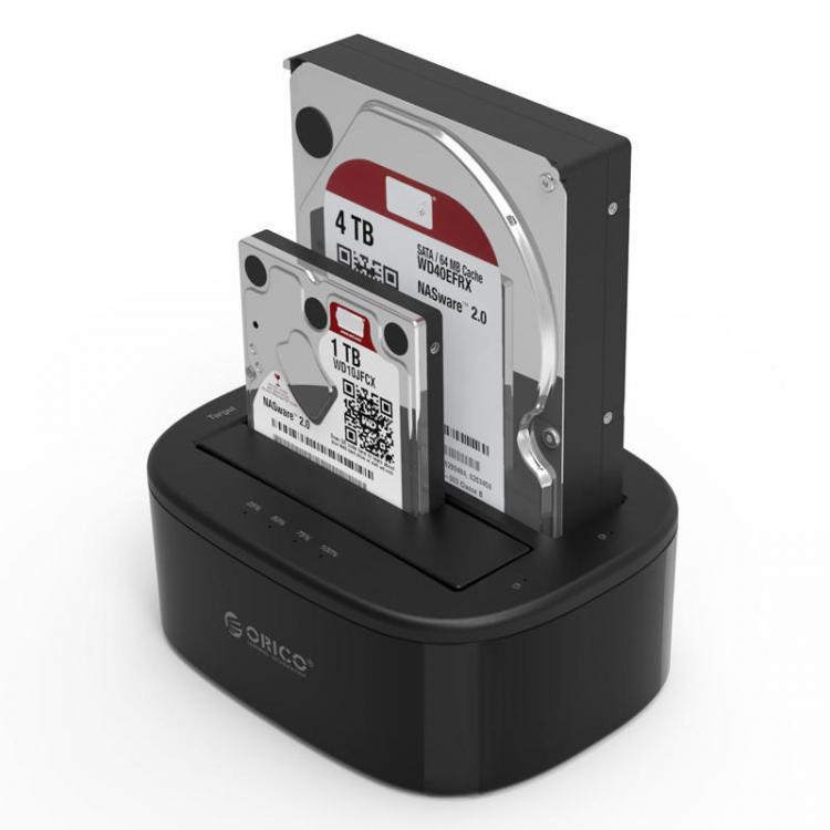 all in one place ציוד היקפי ORICO 6228US3-C 2.5 3.5 inch USB 3.0 High Speed HDD SSD Hard Drive Enclosures Dual-Bay Dock Station